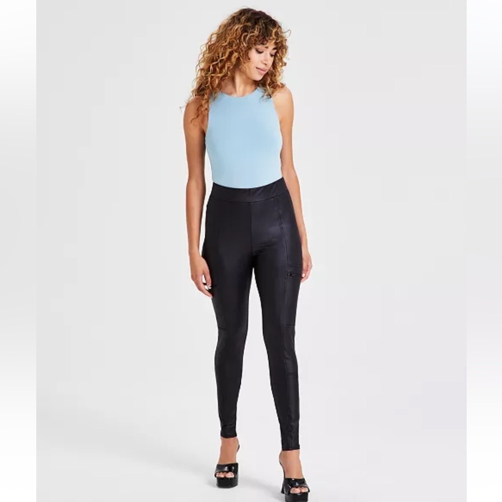 Bar lll faux leather Leggings - Picture 2 of 12